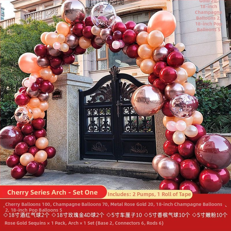 Esküvői lufi ív dísz (levegővel felfújt lufik; állatfigurás forma; anyag: Oxford anyag; nyomtatott logó)