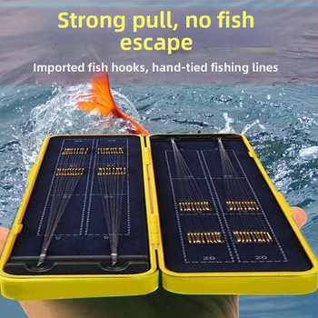 Pontyhorgász horog – kettős horog, készre kötött készlet, anti-összefonódás, rövid előke