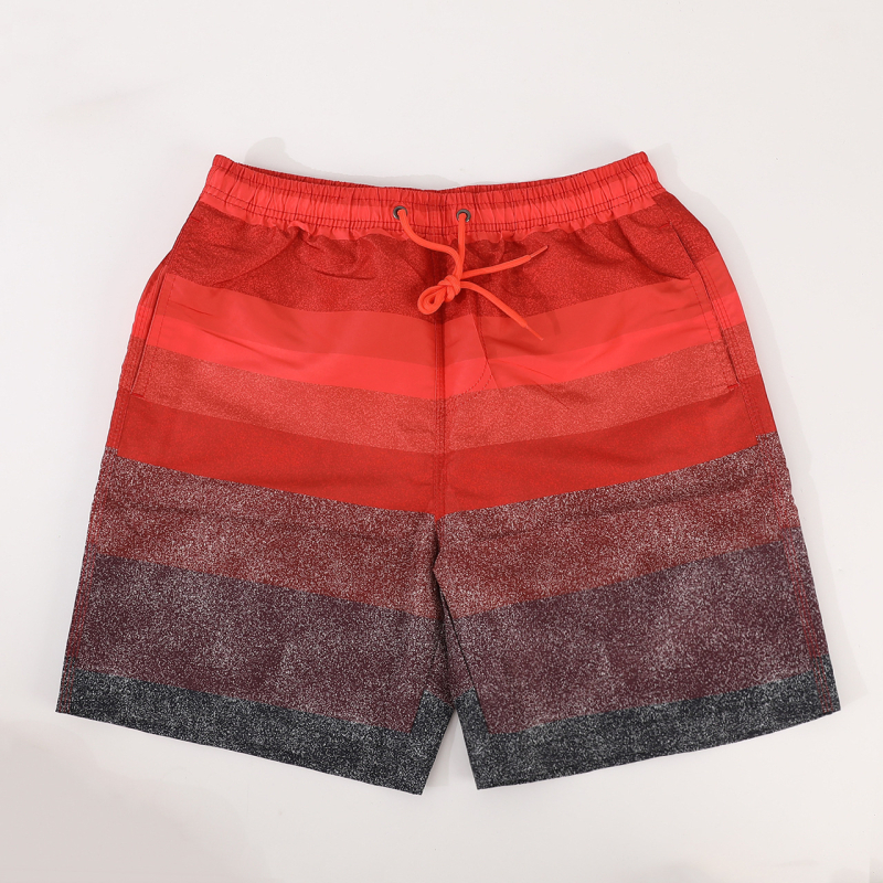 Muške plažne šorceve, sportski stil, glatki uzorak, poliester tkanina, za ljeto