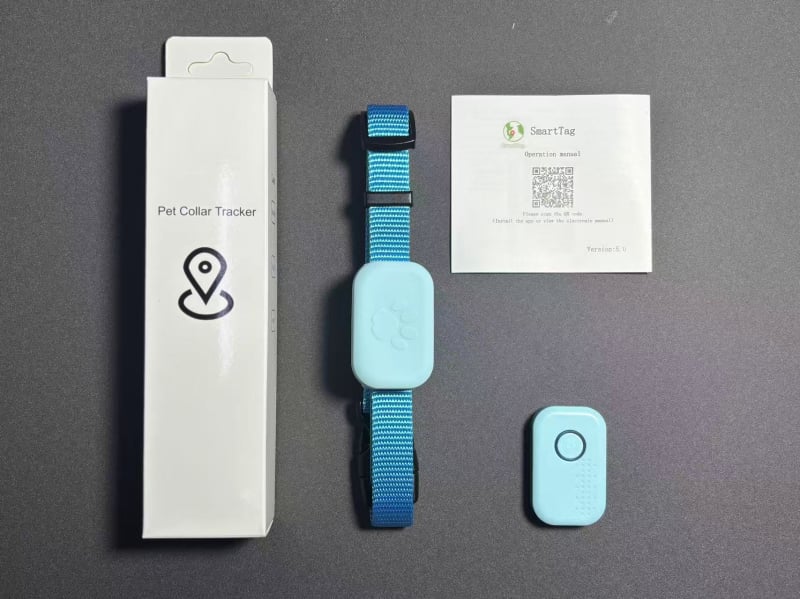 Állatbarát nyomkövető gallér, szilikon anyag, kedves dizájn, műanyag öntés, modell F5-1