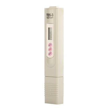 Prijenosni TDS mjerač kvalitete vode, model TDS-3, raspon 0–9999, napajanje 1.5V×2, detekcijski elementi 25051365121