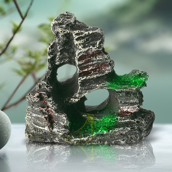 Dekorativni element za uređenje krajolika, ekološki prihvatljiva smola, rockery stil, 0.226 kg, Little Clarins