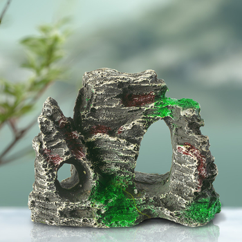 Dekorativni element za uređenje krajolika, ekološki prihvatljiva smola, rockery stil, 0.226 kg, Little Clarins