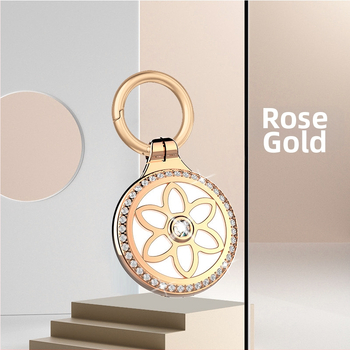 Pouzdro Airtag 2 pre Apple – štýl klamshell, umelej kože, proti pádu