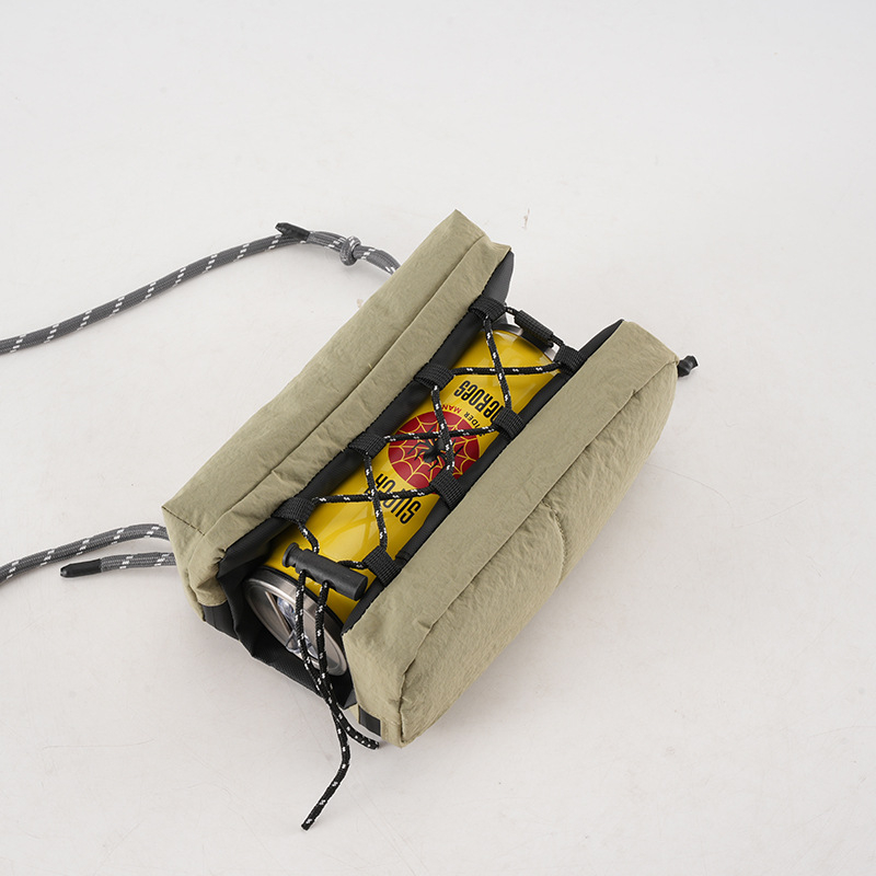 BAOFLY najlon crossbody torba za muškarce – ultralak dizajn, gradski minimalistički stil, jednostavan uzorak, bez podstavke unutrašnjosti, svakodnevna upotreba