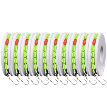 Set linie de pescuit cu cârlige — kit tradițional de tackle, linia principală inclusă, pentru lac de acumulare (Material: Nylon; Lungime: Alte; Loc de pescuit: Rezervor)