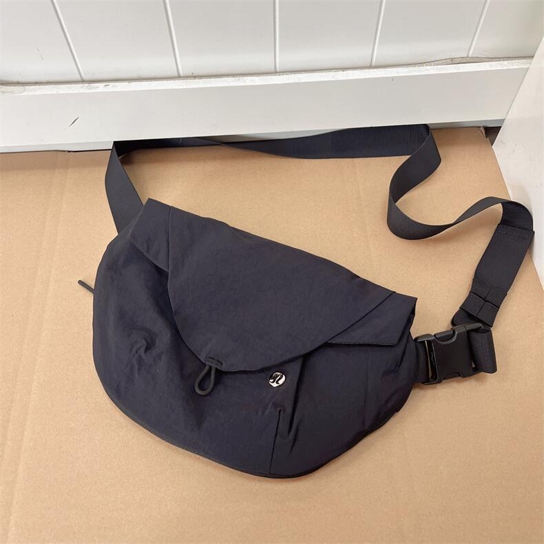 Platnena brzosušeća sportska torba preko ramena, unisex, za vanjske aktivnosti, ležerni stil putovanja, jednofarbni uzorak
