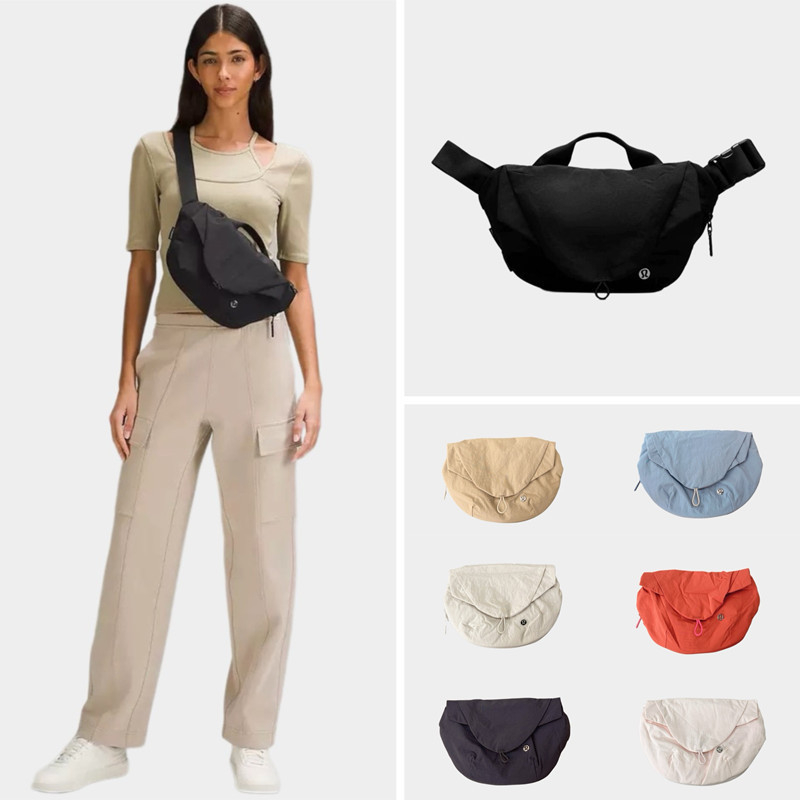 Platnena brzosušeća sportska torba preko ramena, unisex, za vanjske aktivnosti, ležerni stil putovanja, jednofarbni uzorak