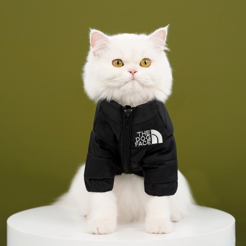 Пухено палто за домашни любимци (кучета и котки), полиестер, casual стил, унисекс, подходящо за зима, пролет и есен.