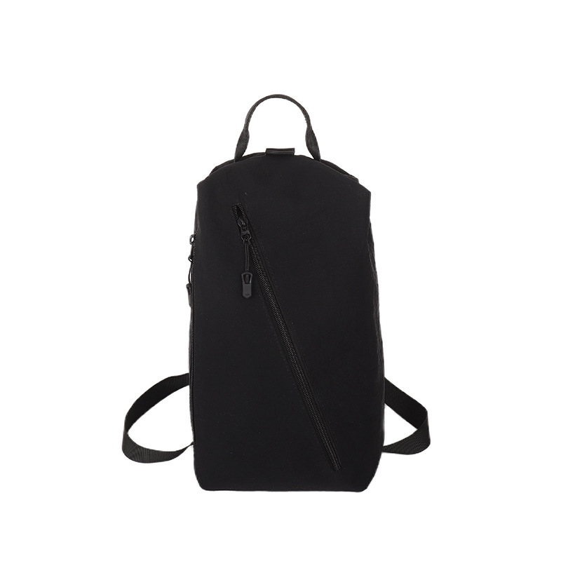 Torba za jogu velikog kapaciteta, najlon, prozračna, poliester podstava, gradski minimalistički stil
