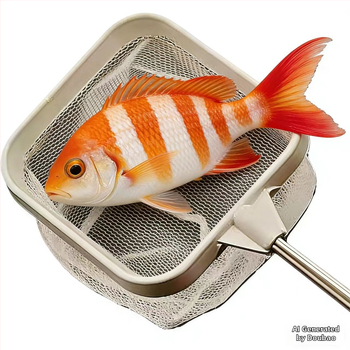 Επεκτεινόμενο πυκνό νάιλον δίχτυο για ενυδρείο με πλαστικό 3D πλαίσιο