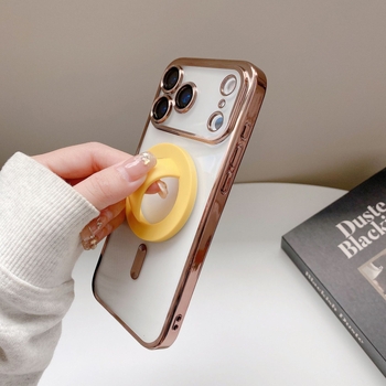 Магнитен настолен държач за телефон с пръстен – течен силикон, универсален, с възможност за персонализация