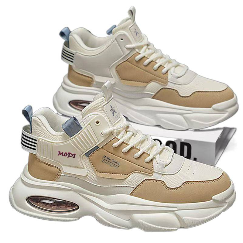 Muške tenisice Dad Shoes s PU gornjim dijelom, PVC potplatom, okruglim nosom, vezice