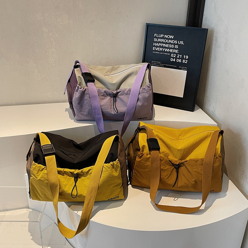 Torba za outdoor putovanja s odjeljivanjem suhih i mokrih, 20–35L, najlon, ultralagana, crossbody torba za unisex