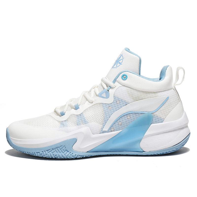 Баскетболни обувки - високи, дишаща мрежеста горна част, противохлъзгаща подметка, за мъже