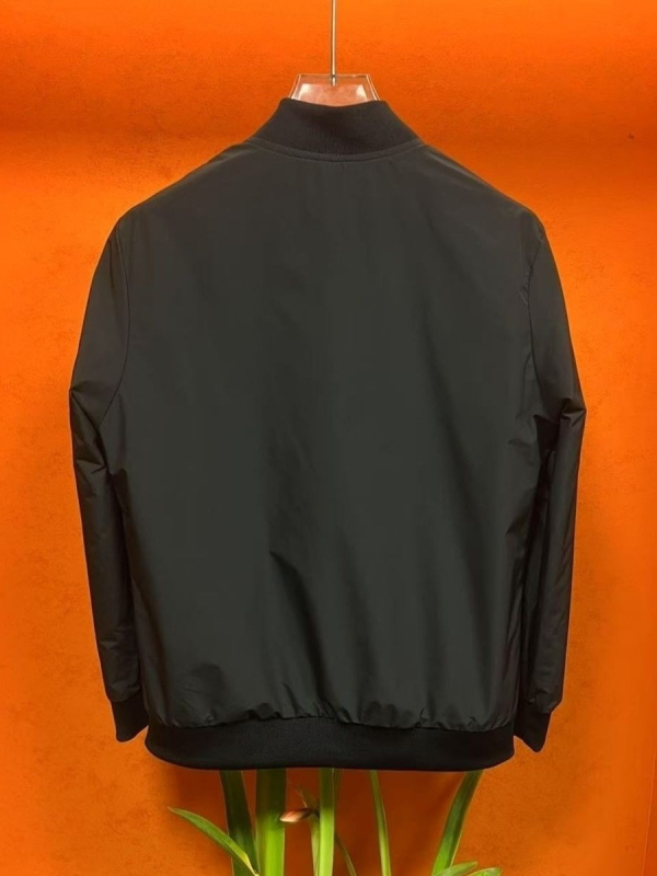 Jachetă reversibilă slim-fit cu fermoar – Poliester, mâneci lungi, pentru primăvară-toamnă