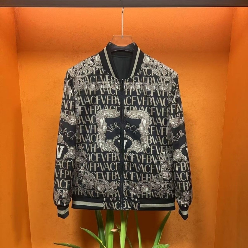 Jachetă reversibilă slim-fit cu fermoar – Poliester, mâneci lungi, pentru primăvară-toamnă