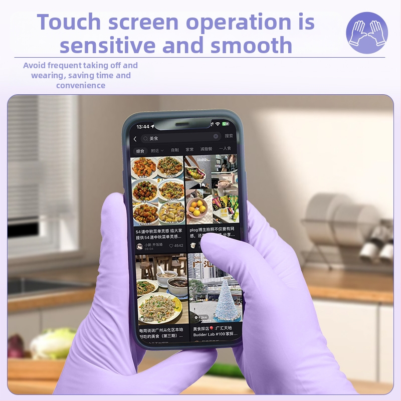 Rukavice na kuchynu z latexu/gumené, hrubší materiál zo silikónu, balenie 1 kus