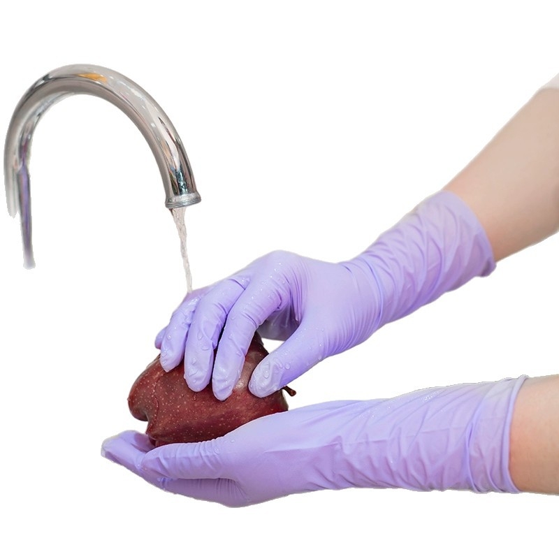 Латексови ръкавици за кухня и домакинство, удебелени силиконови, опаковка 1 бр.