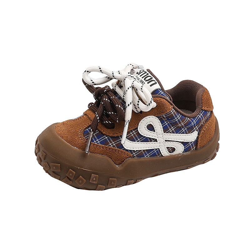 Dječje tenisice Forrest Gump stil, unisex, Velcro zatvarač, gornji dio od mikrovlaknastog kože, gumeni potplat, za uzrast 7–12 godina, jesen 2025