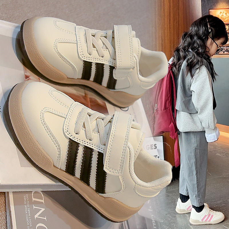 Dječje tenisice s umjetnom kožom, Velcro kopčanje, unisex dizajn, za uzrast 4–12 godina.