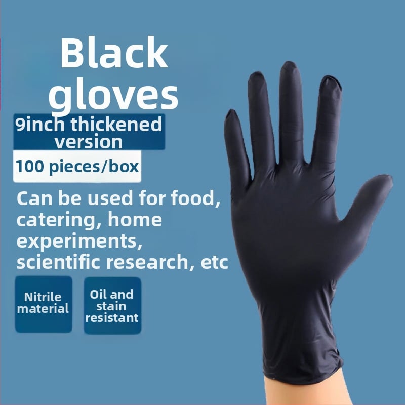 Mănuși de nitril de unică folosință - fără miros, durabile, nitril pur, 4 g, pentru îngrijire personală, curățenie și utilizare zilnică.