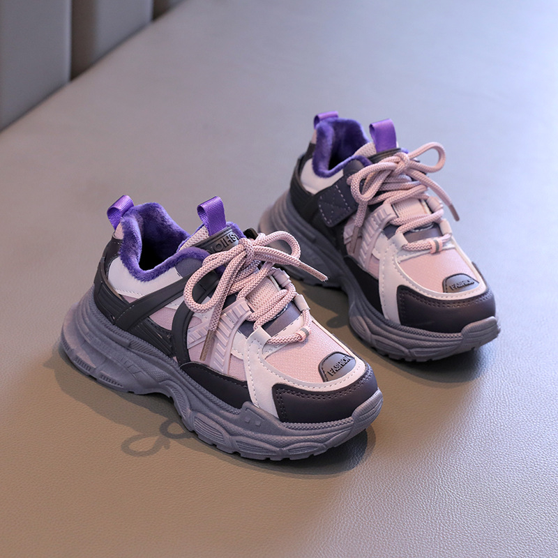 Dječje tenisice Dad shoes, lagane, umjetna koža gornji dio, gumena potplat, jesen 2023, za uzrast 7–12 godina