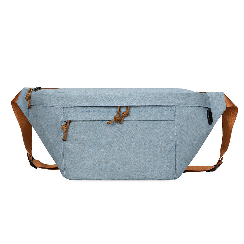 Denim torba preko ramena za sport – proširiva, sklopiva, ulični stil (Materijal: denim; Funkcije: proširiva, sklopiva; Stil: ulični; Kategorija: sport torba preko ramena)