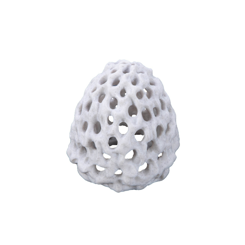 Cuib plastic pentru creveți în acvariu – piatră coral fals imprimată 3D, decor pentru acvariu, cu multe găuri, origine Shandong
