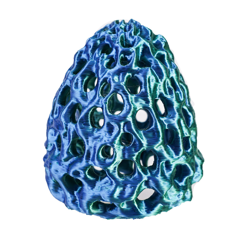 Cuib plastic pentru creveți în acvariu – piatră coral fals imprimată 3D, decor pentru acvariu, cu multe găuri, origine Shandong