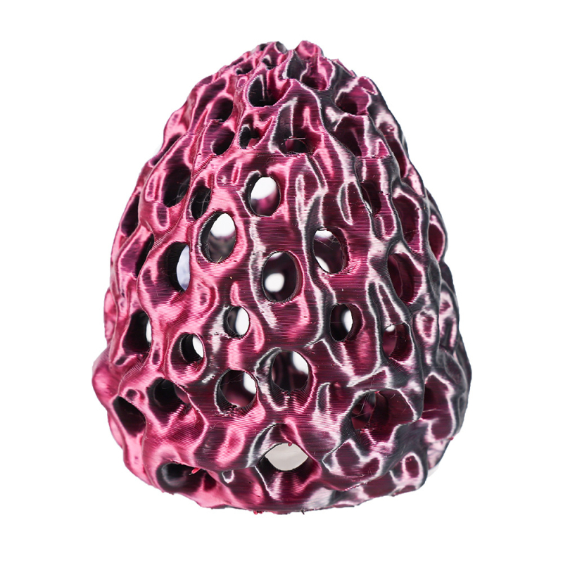 Cuib plastic pentru creveți în acvariu – piatră coral fals imprimată 3D, decor pentru acvariu, cu multe găuri, origine Shandong