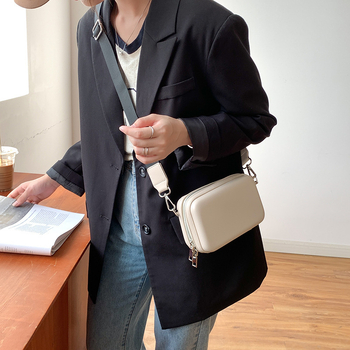 Muška PU kožna crossbody torba, vodootporna, podstava od sintetičke kože, street fashion stil, proljeće 2025