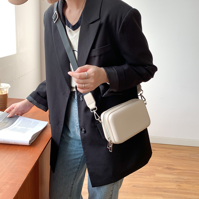 Muška PU kožna crossbody torba, vodootporna, podstava od sintetičke kože, street fashion stil, proljeće 2025