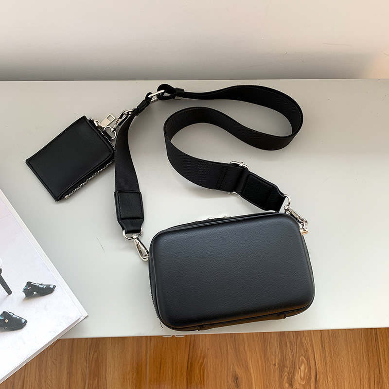 Muška PU kožna crossbody torba, vodootporna, podstava od sintetičke kože, street fashion stil, proljeće 2025