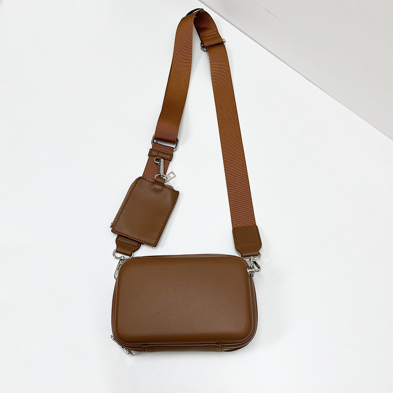 Muška PU kožna crossbody torba, vodootporna, podstava od sintetičke kože, street fashion stil, proljeće 2025