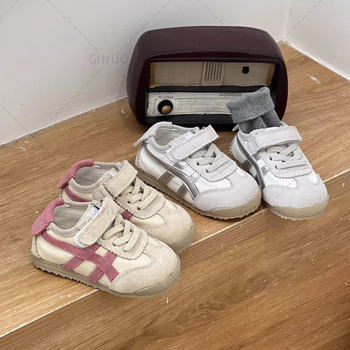 Dječje tenisice za trčanje s Velcro kopčom, prozračne sintetičke kože, unisex, jesen