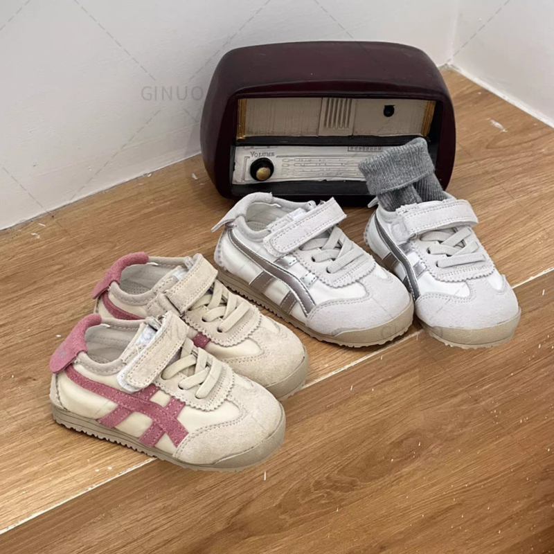 Dječje tenisice za trčanje s Velcro kopčom, prozračne sintetičke kože, unisex, jesen