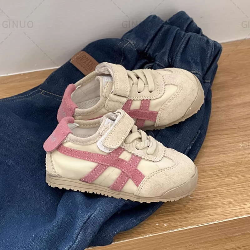 Dječje tenisice za trčanje s Velcro kopčom, prozračne sintetičke kože, unisex, jesen