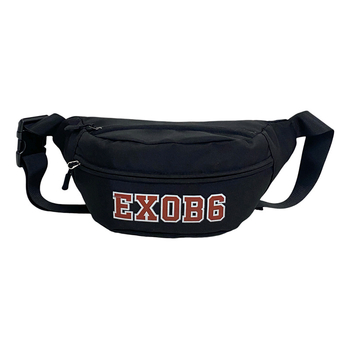 Мъжка гръдна чанта - уличен стил, найлон, дишаща, водоустойчива, ултра лека, буквен принт, подплата полиестер (Материал: Nylon; Функции: Дишаща, Водоустойчива, Ултра-лека; Модел: Букви; Подплата: Полиестер; Бранд: BR)