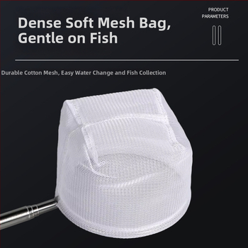 Ανοξείδωτο τηλεσκοπικό χειροκίνητο δίχτυ ενυδρείου για μικρά διακοσμητικά ψάρια (γκούπι, μπέτα) – 3D χειροποίητος σχεδιασμός