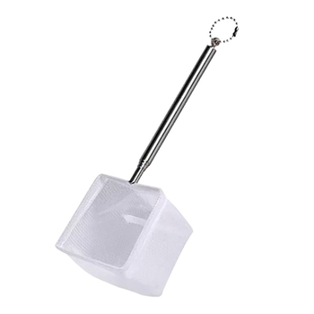 Ανοξείδωτο τηλεσκοπικό χειροκίνητο δίχτυ ενυδρείου για μικρά διακοσμητικά ψάρια (γκούπι, μπέτα) – 3D χειροποίητος σχεδιασμός