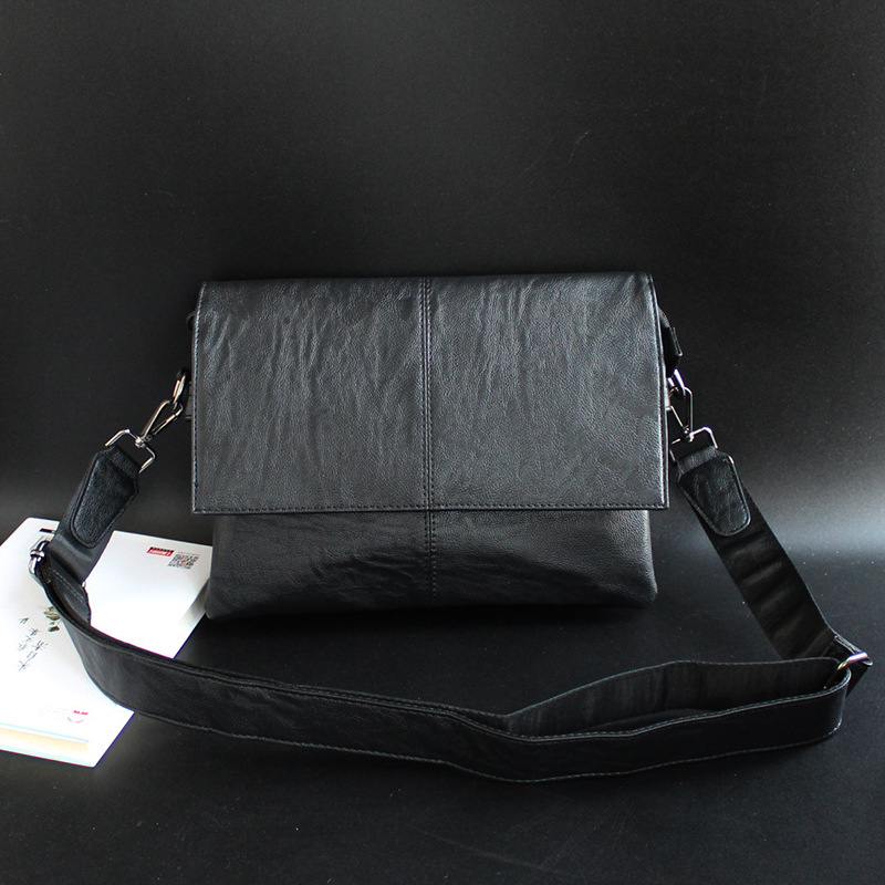 Muška PU kožna crossbody torba, velika zapremina, višestruki pretinci, ležerni stil, Mini dragon, poliester podstava