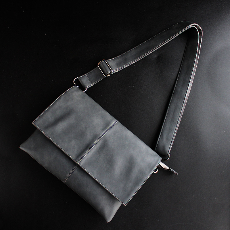 Muška PU kožna crossbody torba, velika zapremina, višestruki pretinci, ležerni stil, Mini dragon, poliester podstava