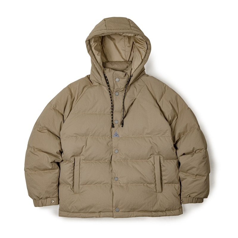 Muška jakna s kapuljačom, punjenje od guščjeg pera, kašmir 86–90%, dlakavost 600, punjenje 100–150 g