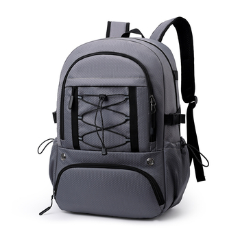 Спортна раница с разделение за сухи и мокри вещи, водоотблъскващ Oxford плат, унисекс, с извит презрамки