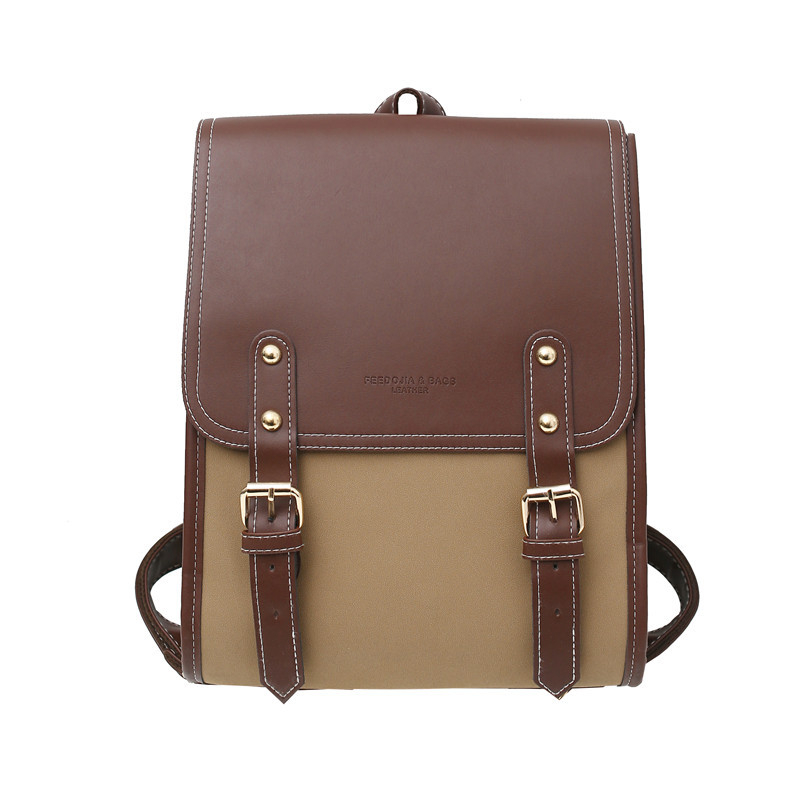 Ruksak s urbanim minimalističkim stilom, PU materijal, ljeto 2025, zatvaranje s poklopcem, trodimenzionalni dizajn