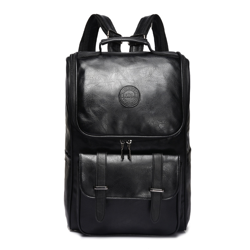 Ruksak za poslovne i putne svrhe, unisex, PU materijal, zakrivljene naramenice, podstava od poliestera