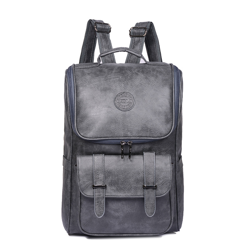 Ruksak za poslovne i putne svrhe, unisex, PU materijal, zakrivljene naramenice, podstava od poliestera