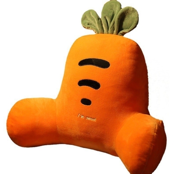 Plišani jastuk za lumbalnu podršku za uredsku stolicu i kauč, jastuk za leđa za dugo sjedenje.