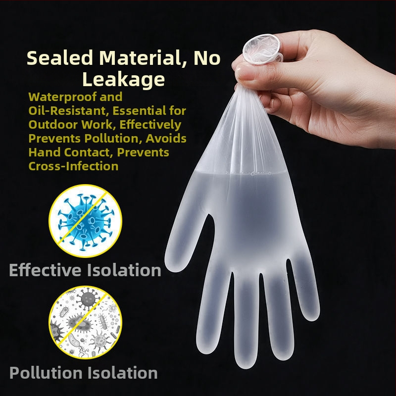 Jednorázové PVC rukavice, potravinárskej kvality, vodotesné a olejodolné, hrúbka 4.5 silk, s dotykovým displejom kompatibilné